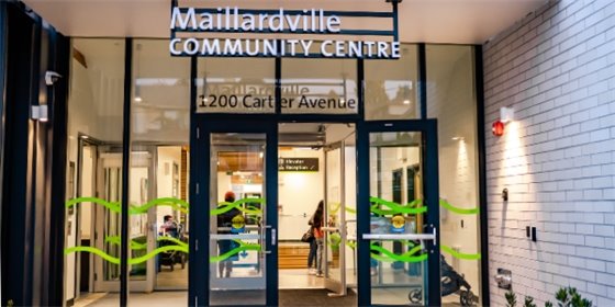 Maillardville Community Centre entrance