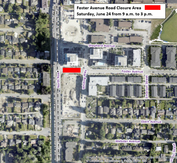 Foster Avenue Closure Area