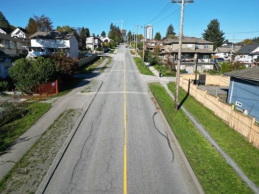 Aerial view of Nelson Street