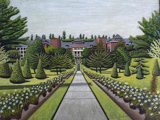 A painting of Rvierview Hospital