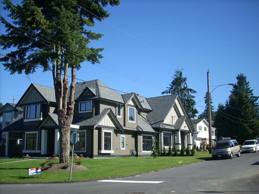A quadplex home.