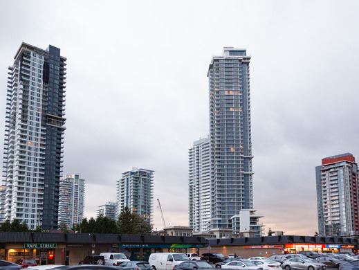 High-rises in Burquitlam.