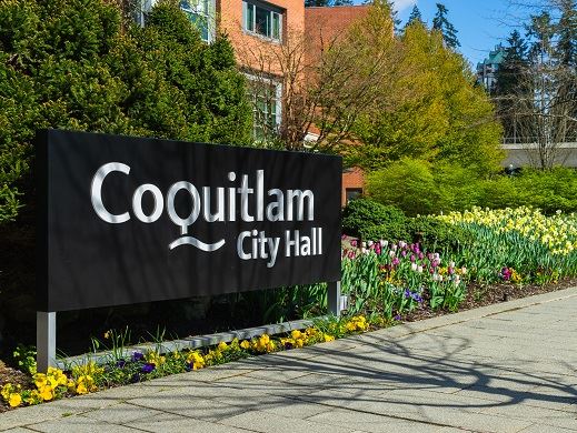City Hall Coquitlam Sign