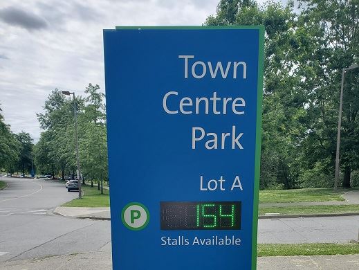 TCP Digital Parking Sign - Newsflash