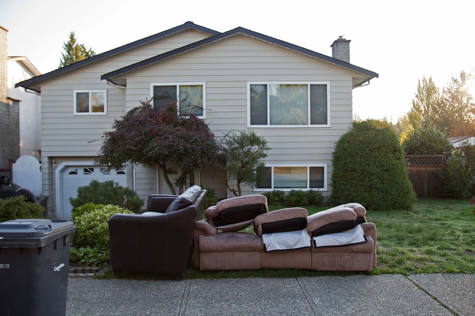 Couch out on the curb
