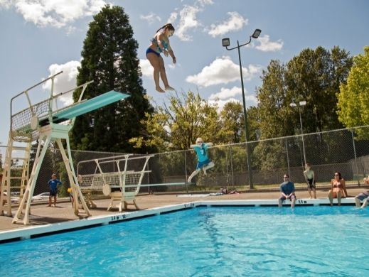 Eagleridge Outdoor Pool Diving Boards