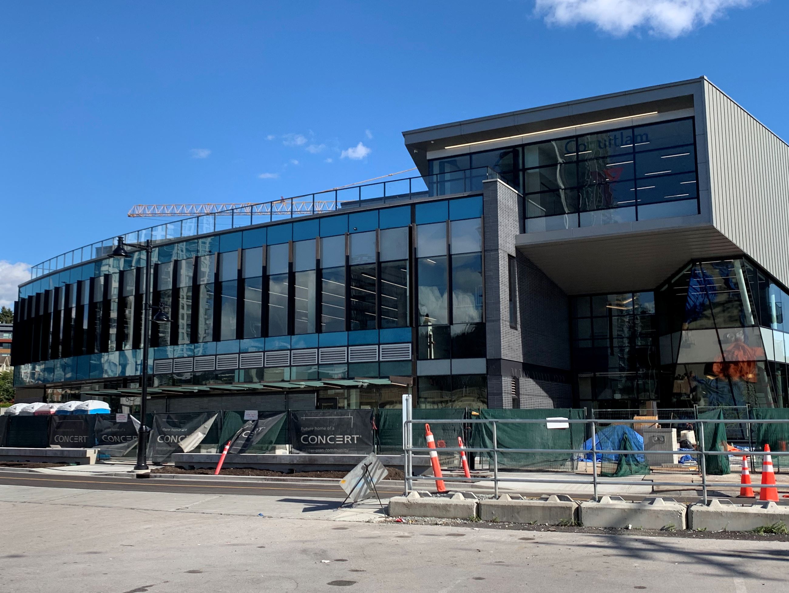 The exterior of the new Bettie Allard YMCA in Coquitlam's Burquitlam neighbourhood