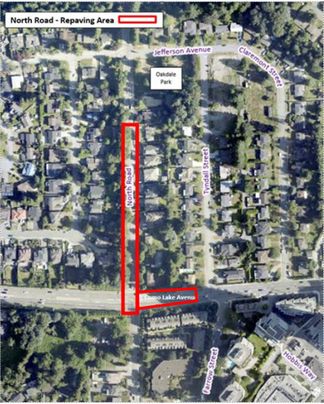 North Road Como Lake Ave Pavement Restoration