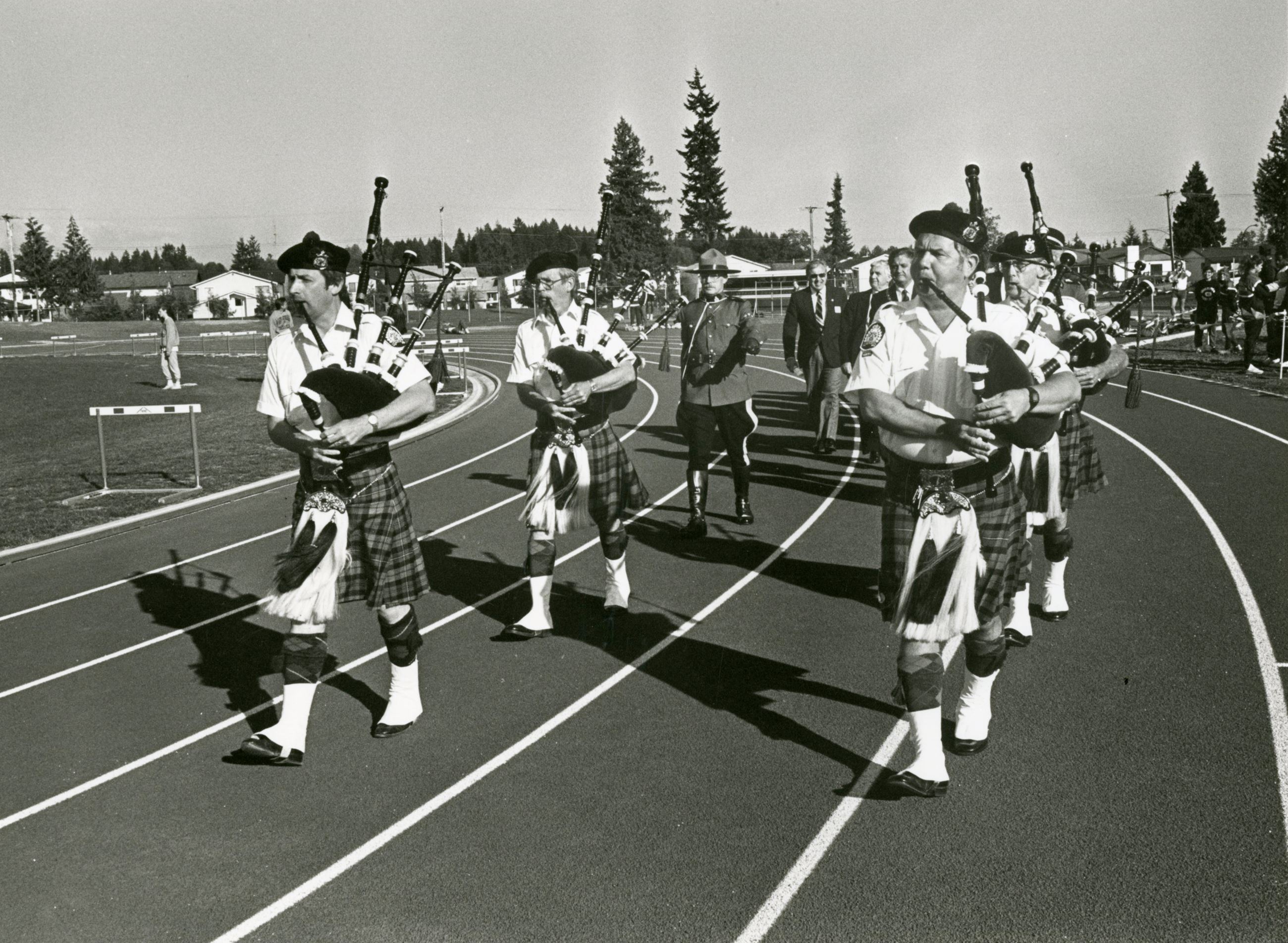 Opening of Town Centre Stadium.