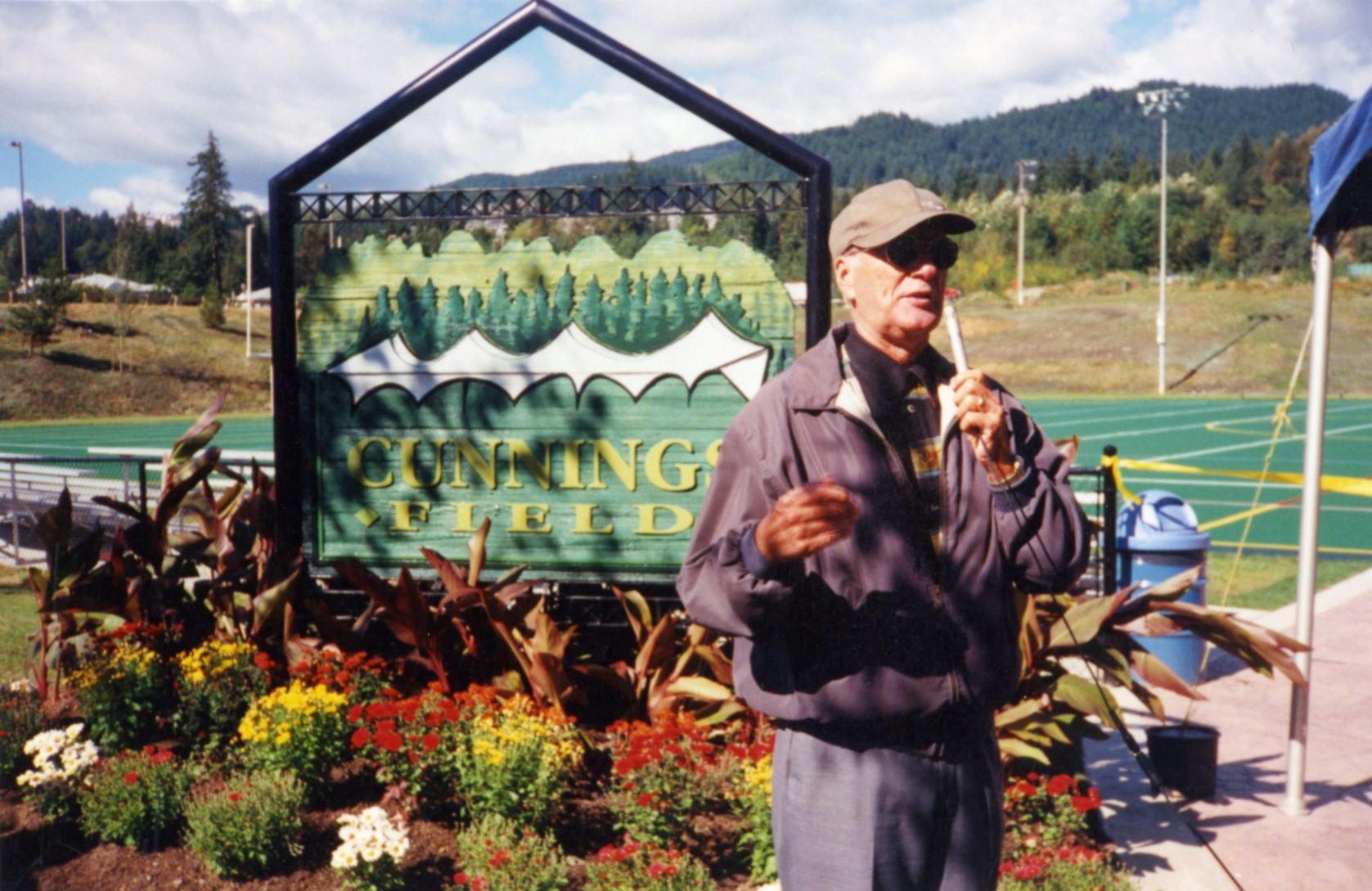 Dedication of Cunnings Field, 1999.