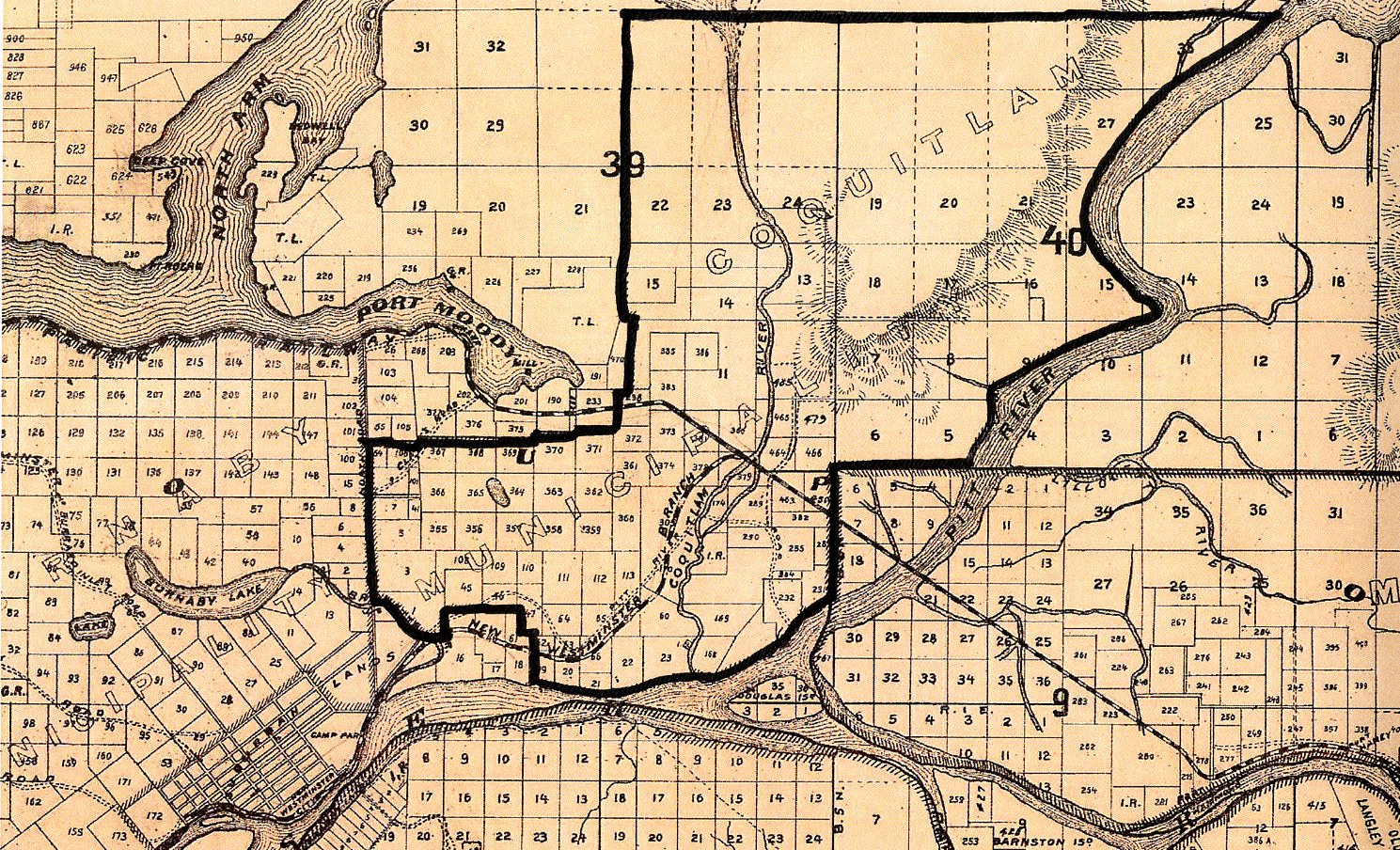 City Of Coquitlam Map Coquitlam's Changing Boundaries | Coquitlam, Bc