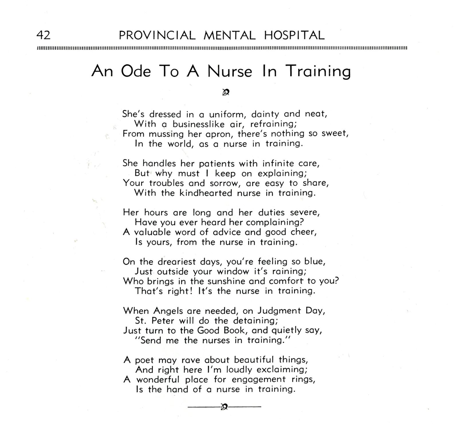 school nurse poem